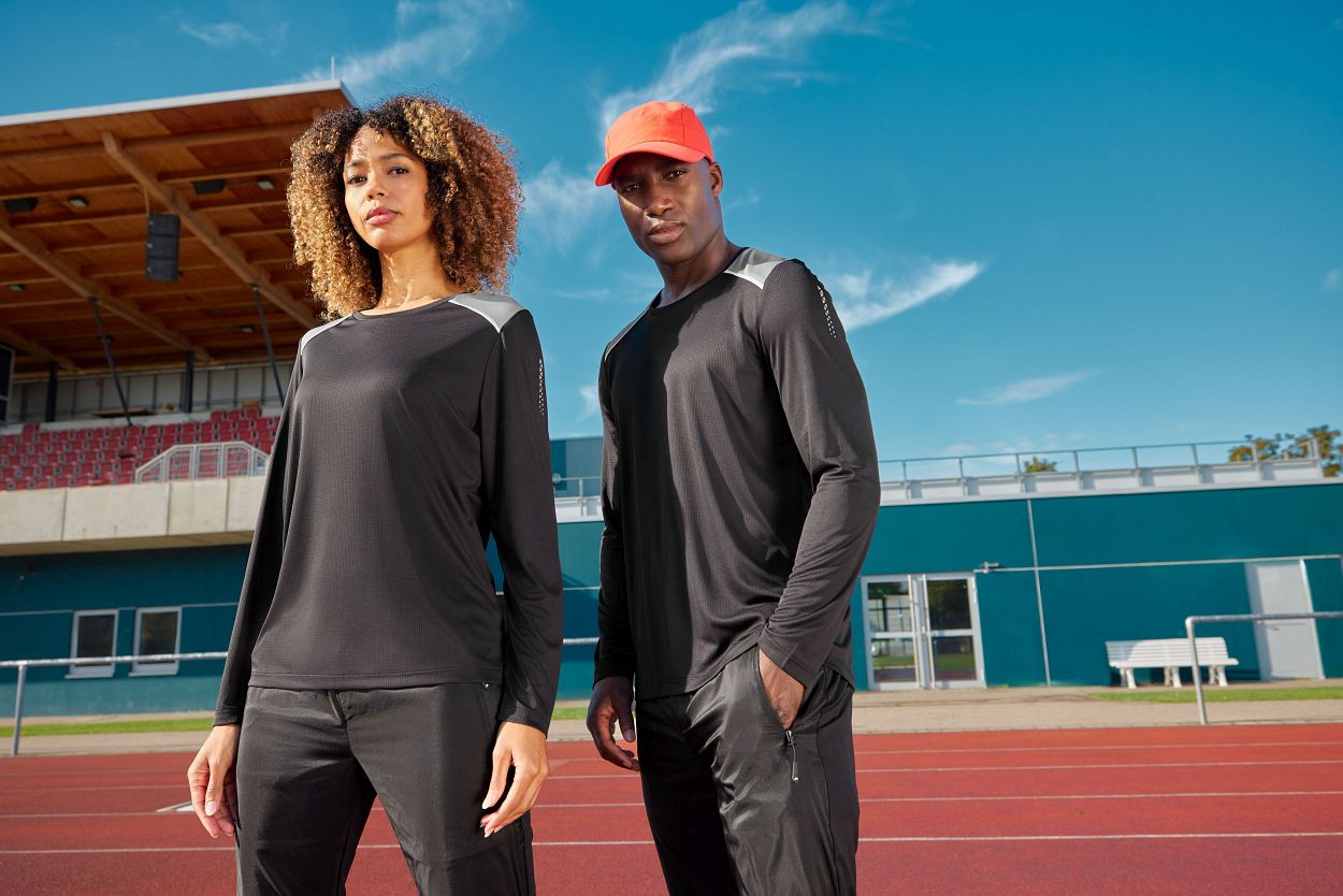 Men's Running Shirt Longsleeve GRS "JN1386" in White, Größe 3XL - Daiber