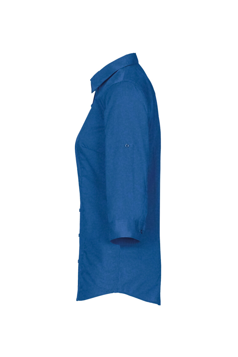 HAKRO 120 3/4-Arm-Vario Bluse MIKRALINAR® in royalblau, Größe M