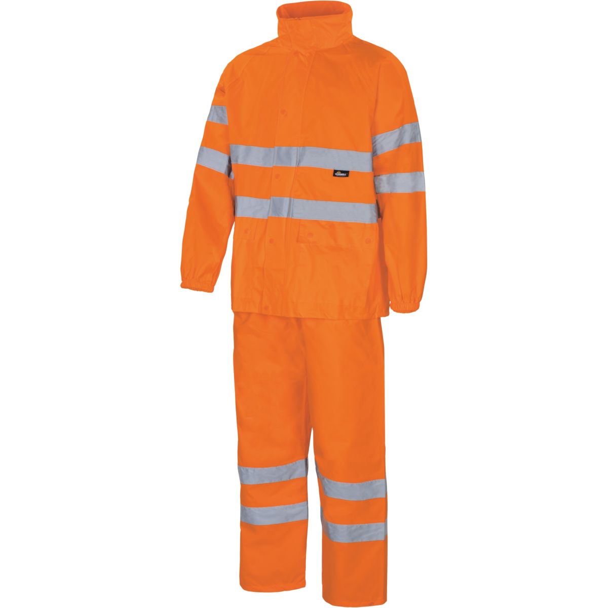 Warnschutz-Regenanzug leuchtorange von Vizwell