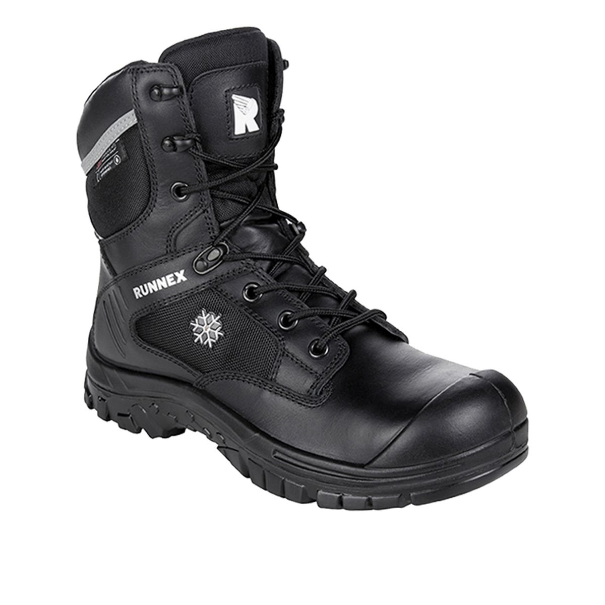 RUNNEX® S3-Winter-Sicherheitsschnürstiefel SpecialStar in Schwarz, Gr. 48