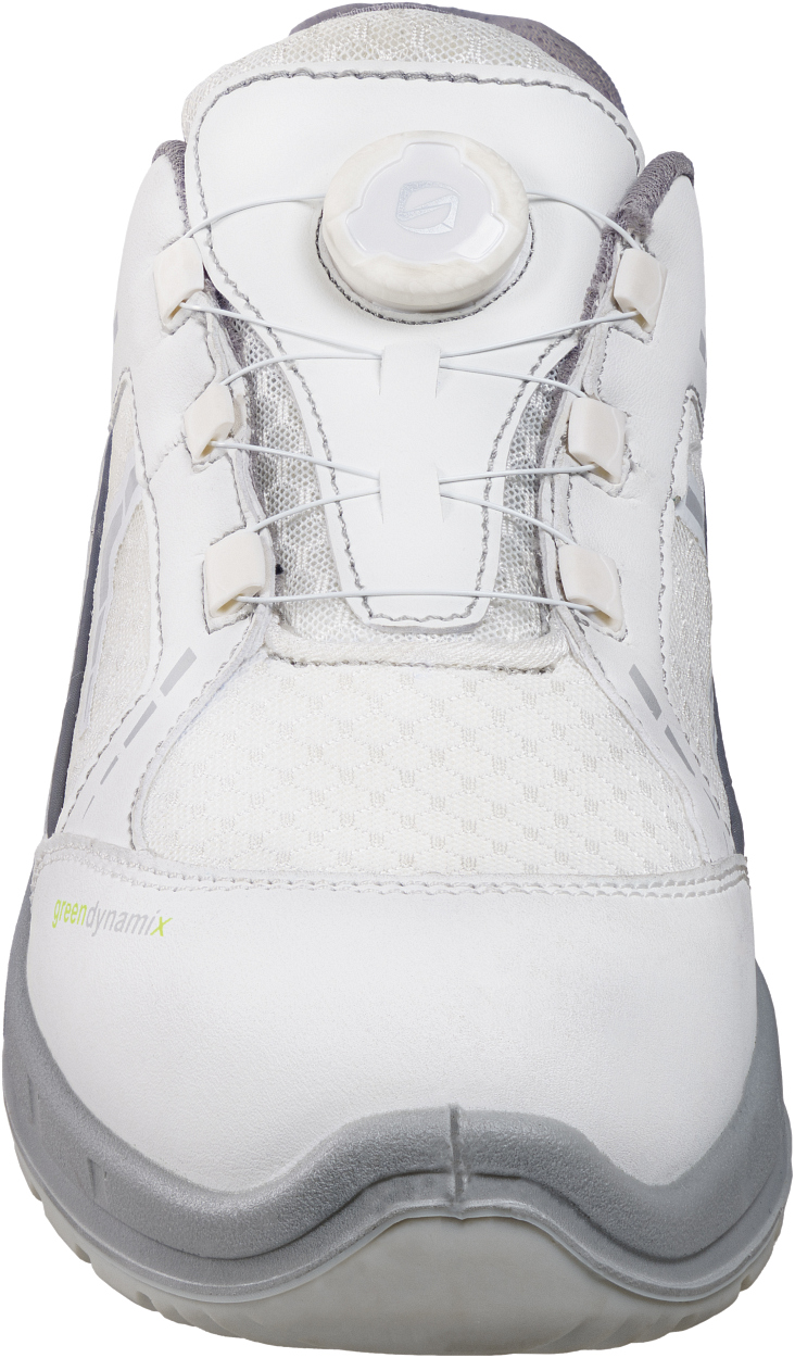 Halbschuh L3595 Lyon in Weiß/Grau, Gr. 47 von Leibwächter