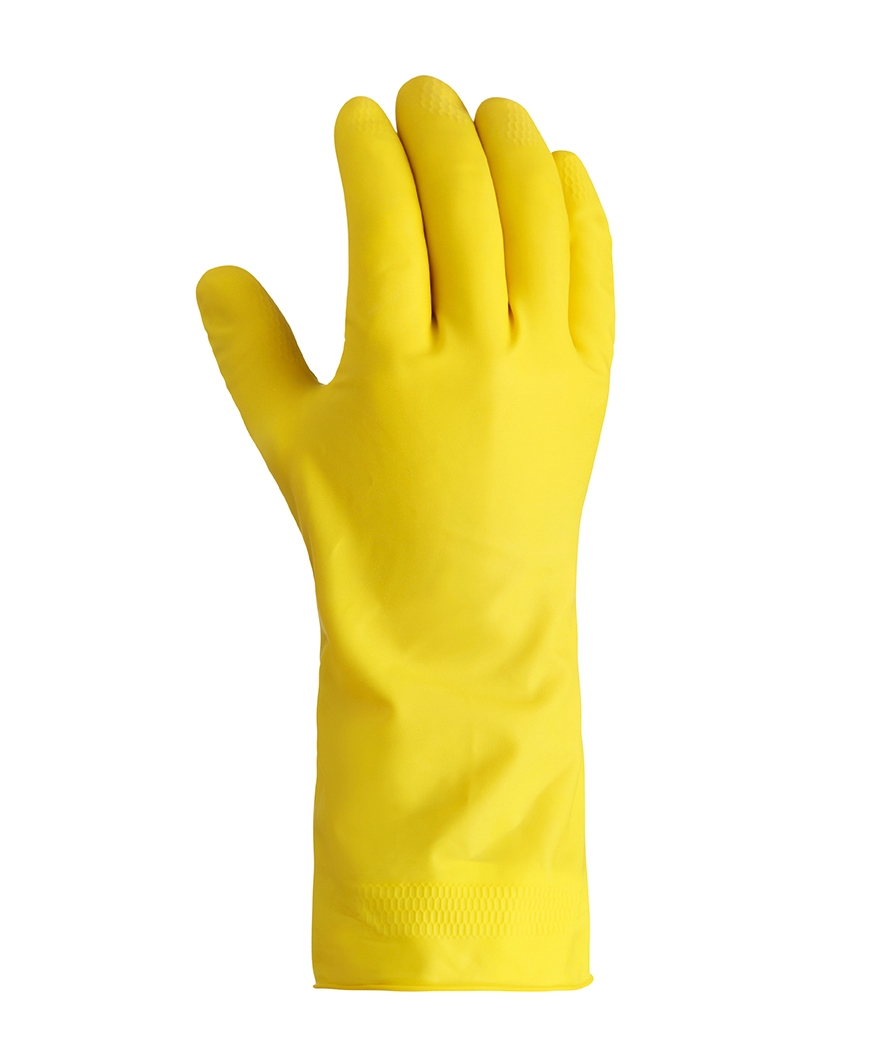 teXXor® Haushaltshandschuhe NATURLATEX in Gelb, Größe 10