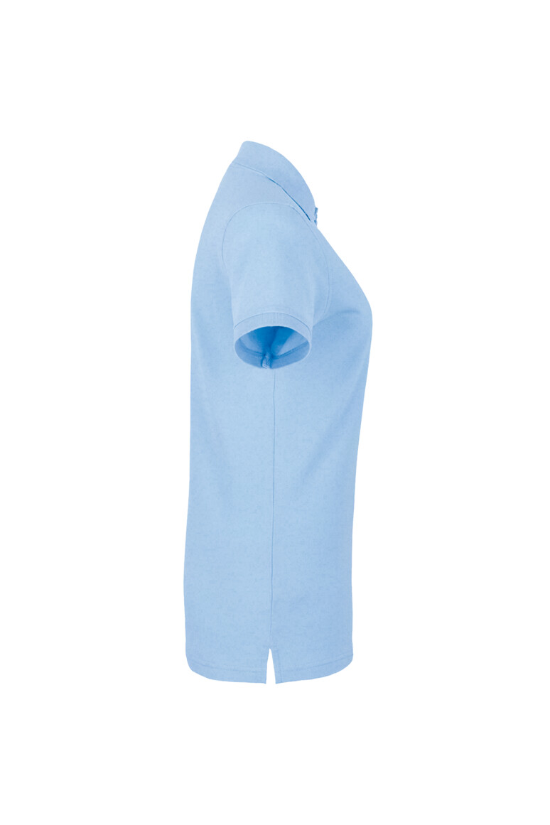 HAKRO 110 Damen Poloshirt Classic in Eisblau, Größe 3XL