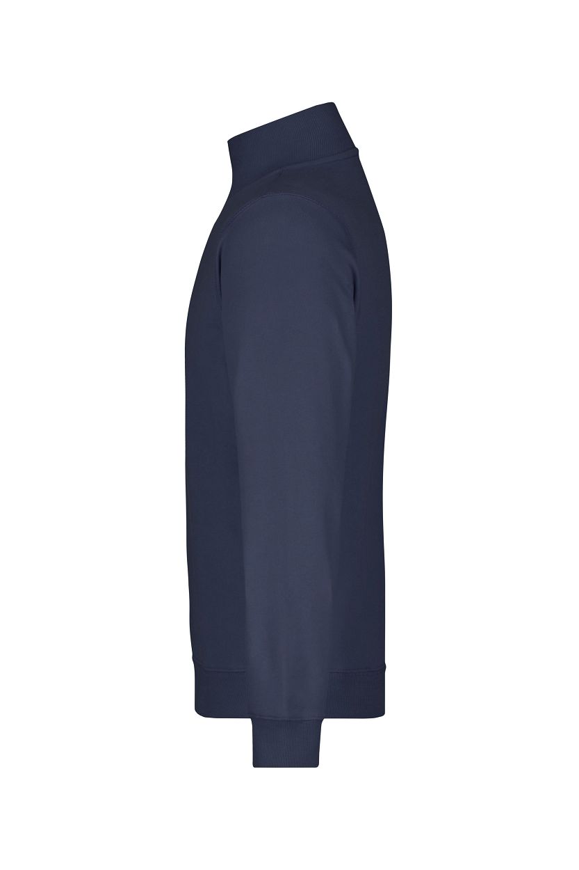 Round-Neck Zip "JN352" in Navy, Größe 3XL - Daiber