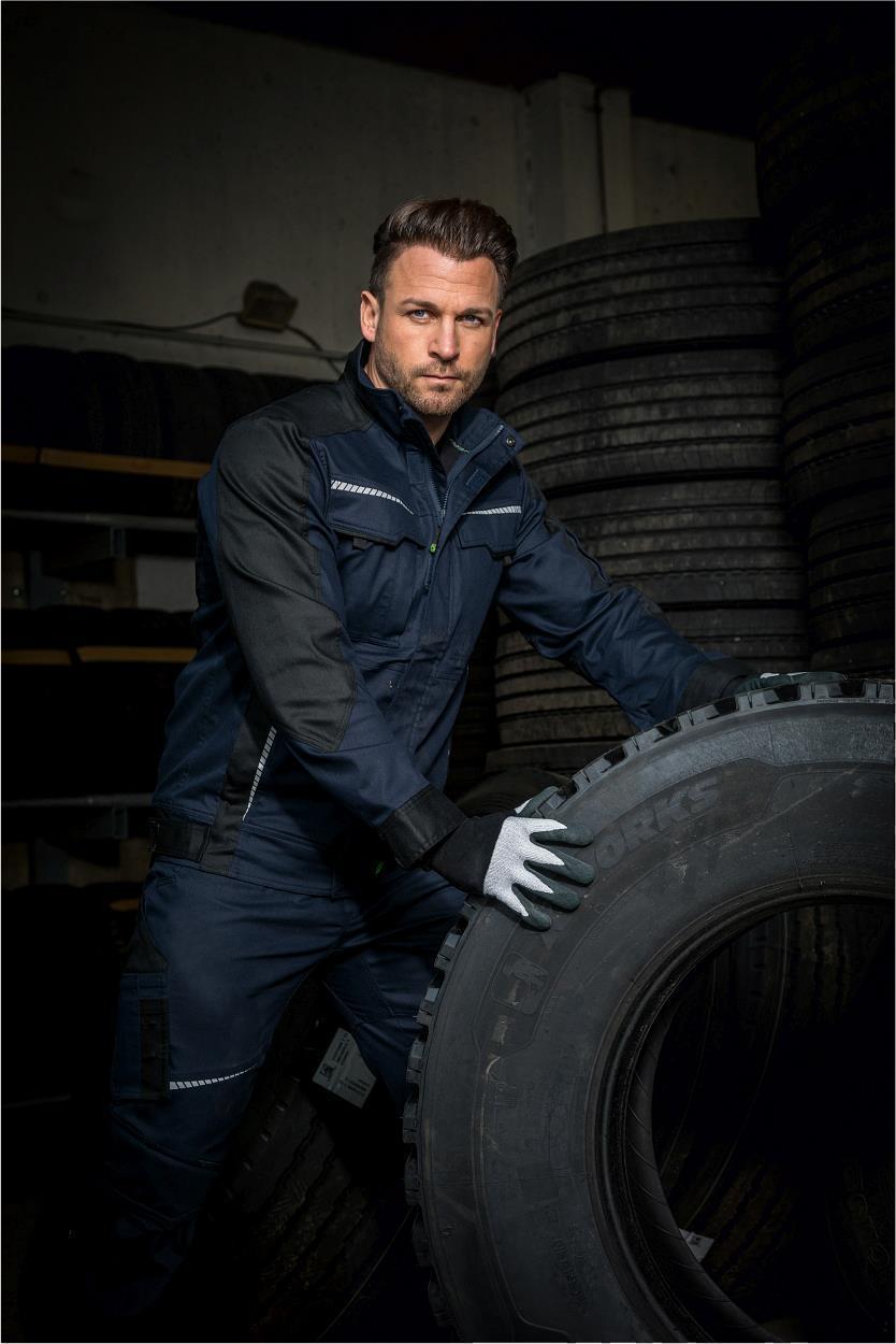 Bundhose Flex Line in Marine-Schwarz, Größe 98 von Leibwächter