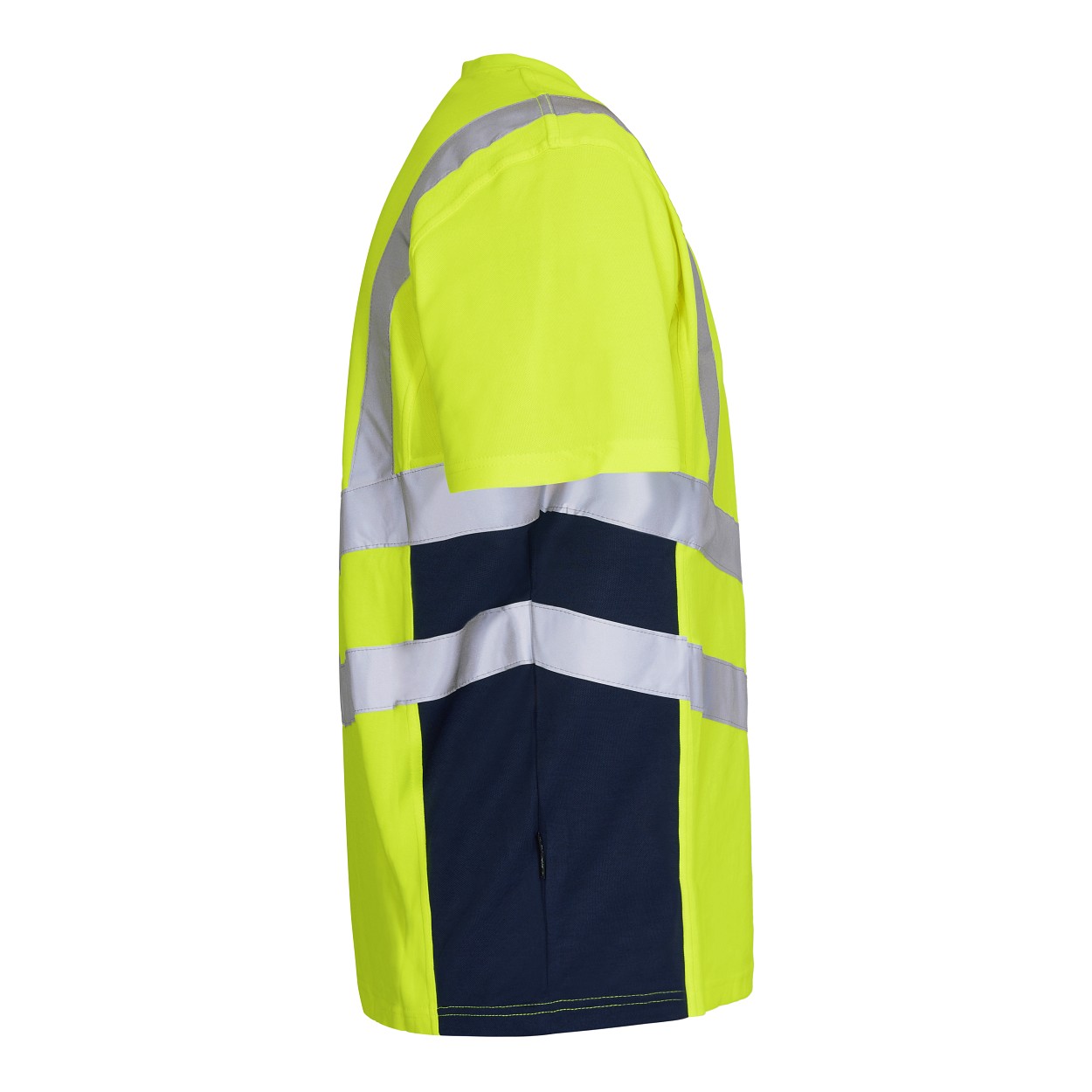 ENGEL Safety T-Shirt in Gelb/Blue Ink, Größe XS