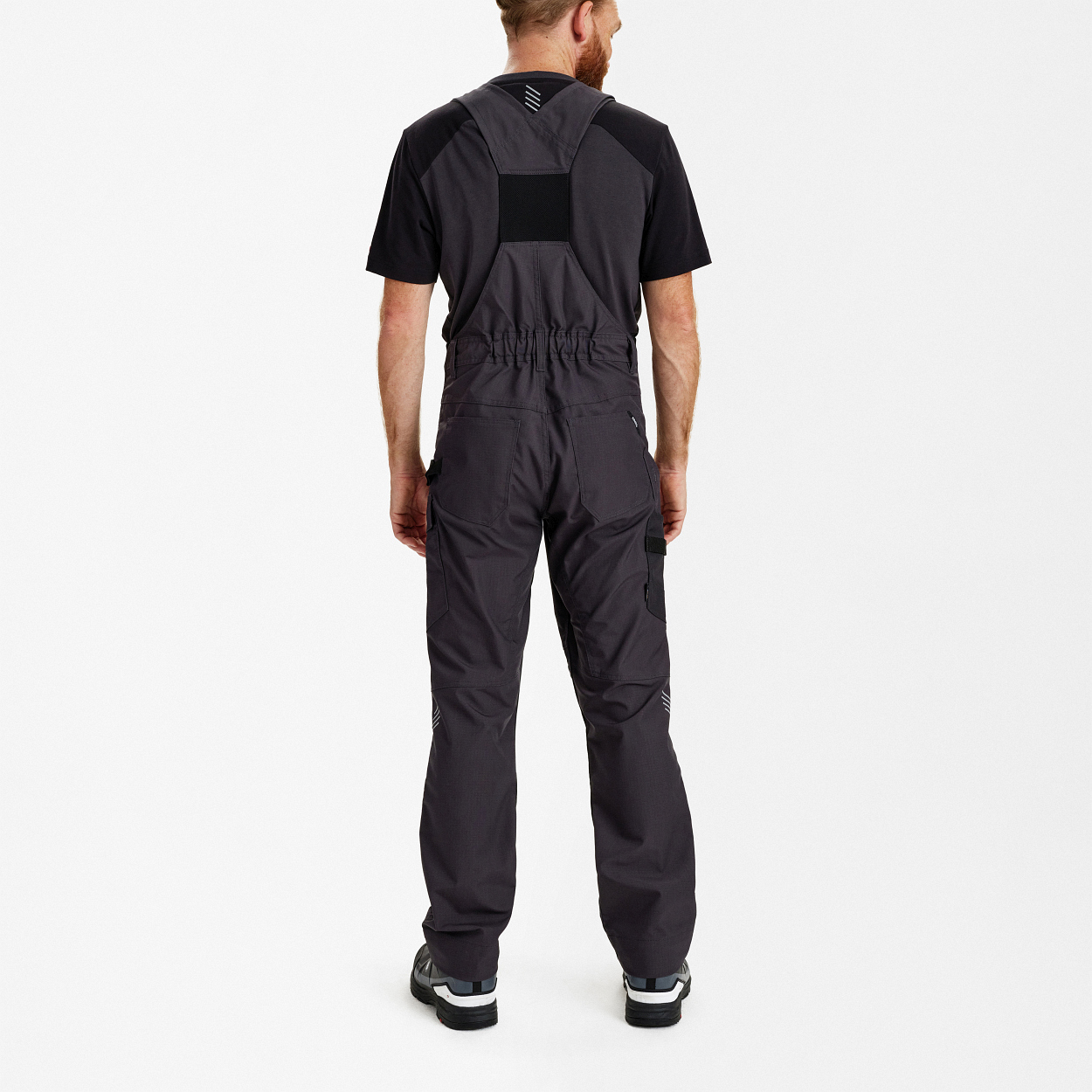 ENGEL Entire Latzhose mit Stretch in Anthrazit Grau, Größe 26