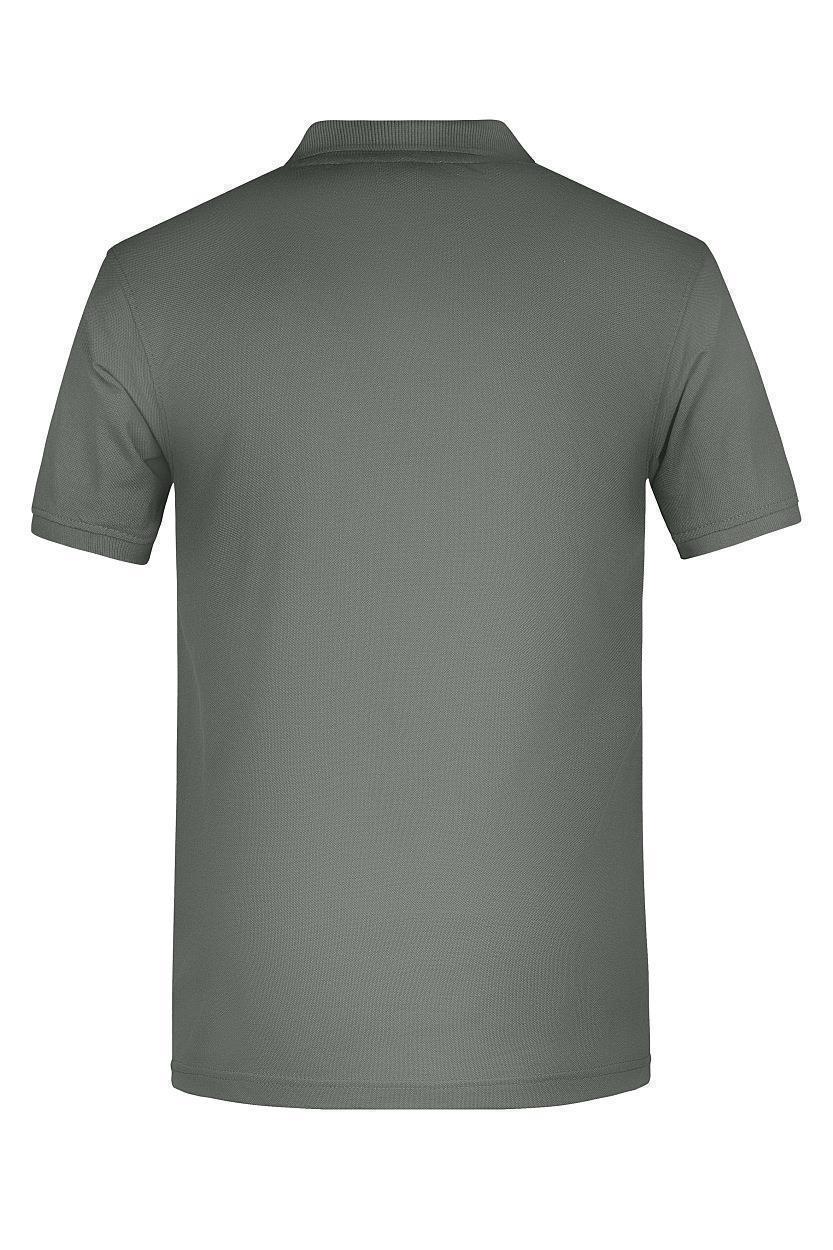 Men's ORGANIC Workwear Polo OCS Blended "JN874" in Dark-Grey, Größe 6XL - Daiber