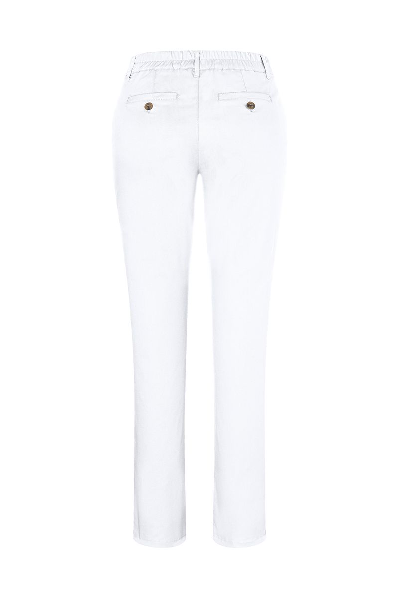 Damen Chinohose Modern-Stretch Größe 54 in Weiß von Karlowsky