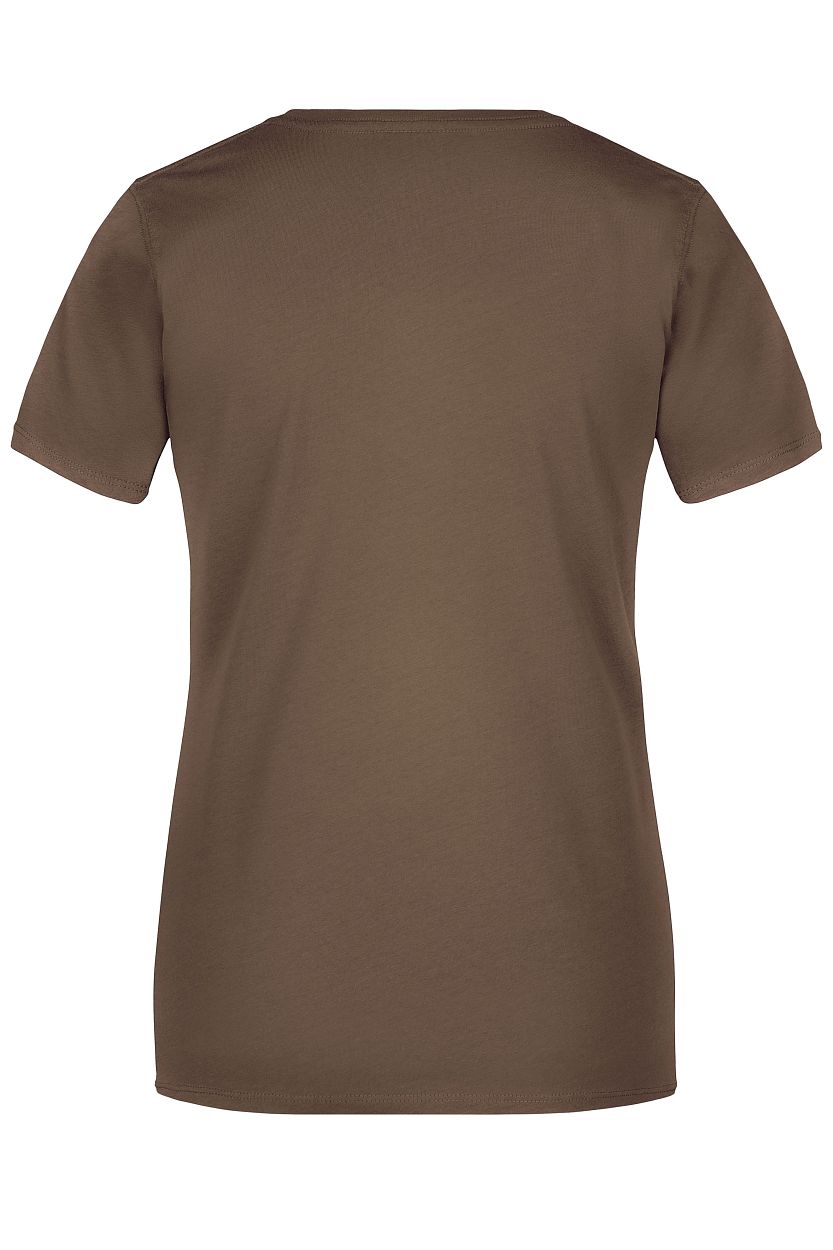 Ladies' Basic-T "JN901" in Brown, Größe 3XL - Daiber