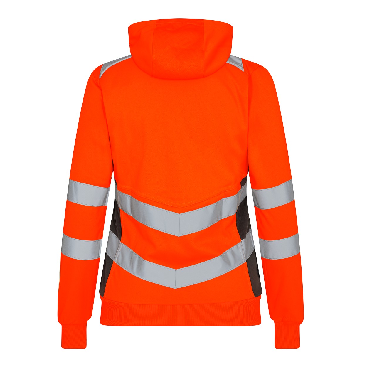 ENGEL Safety Damen Sweatcardigan in Orange/Anthrazit Grau, Größe XS