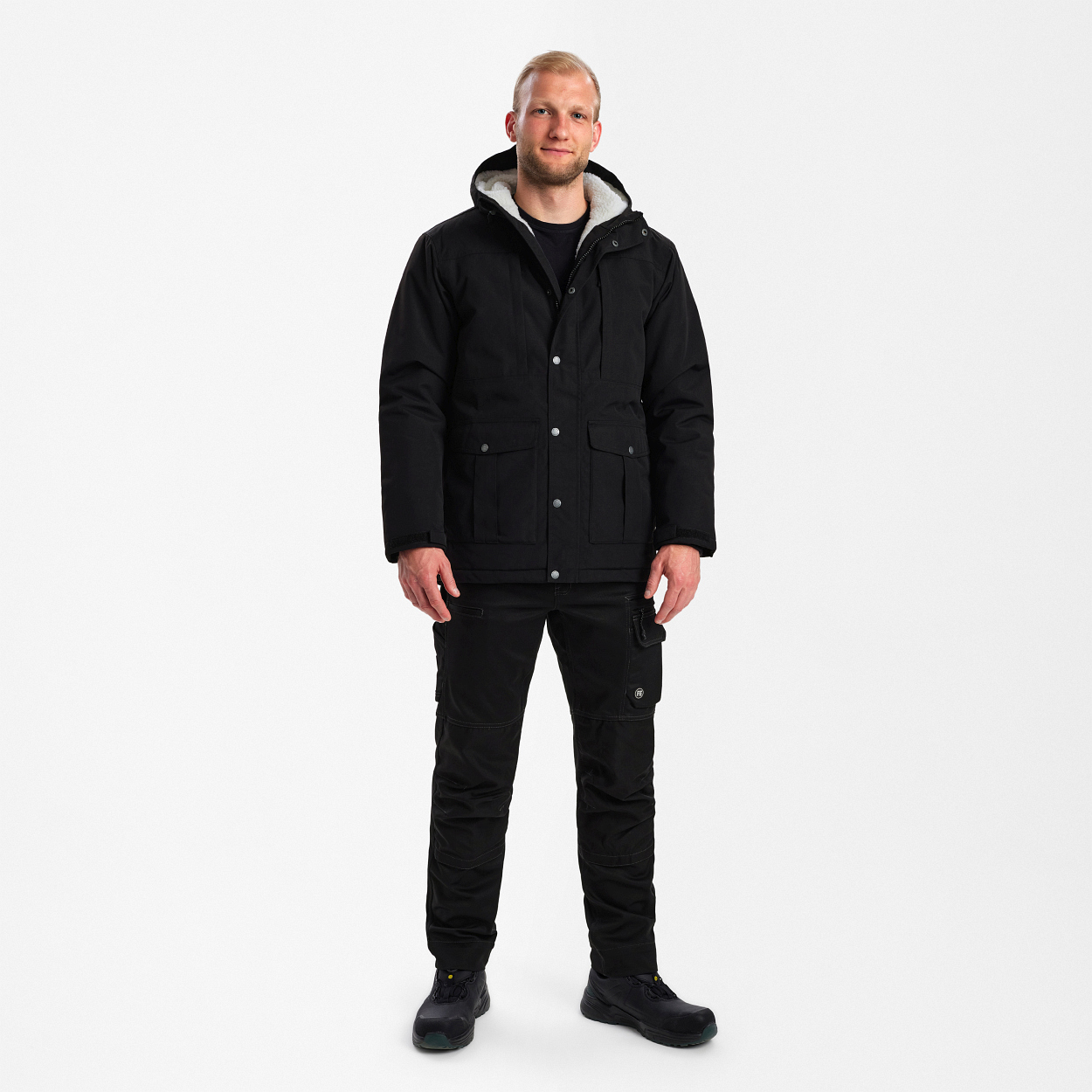 Extend Winterjacke in Schwarz, Größe XS