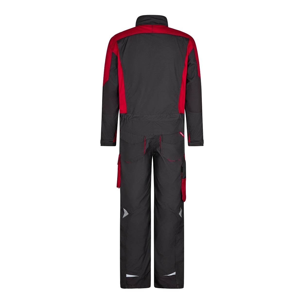 ENGEL Galaxy Overall in Anthrazit Grau/Tomato Red, Größe XS