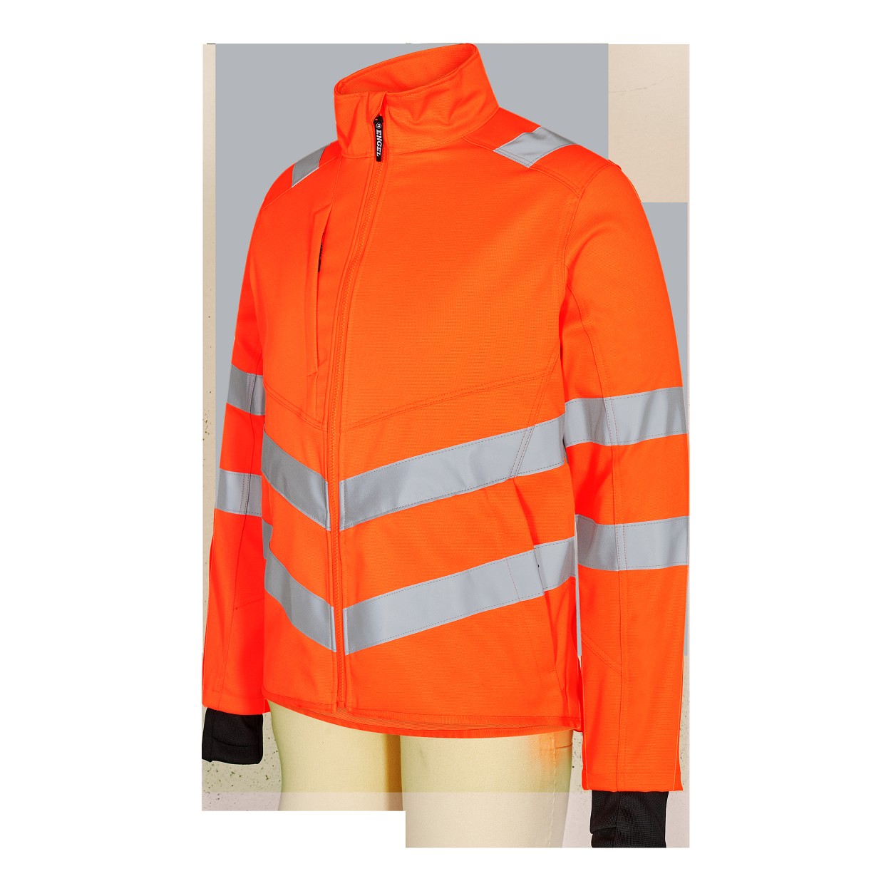 ENGEL Safety Arbeitsjacke mit 2-Wege-Stretch in Hi-vis Orange, Größe XS