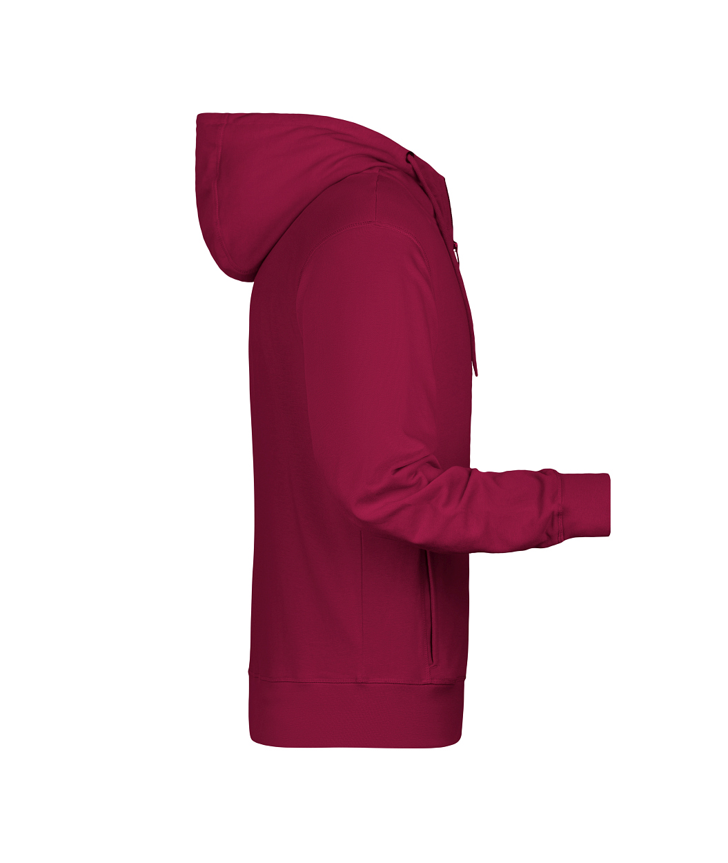 Men's Zip Hoody OCS Blended & RCS "8026" in Wine, Größe 5XL - Daiber