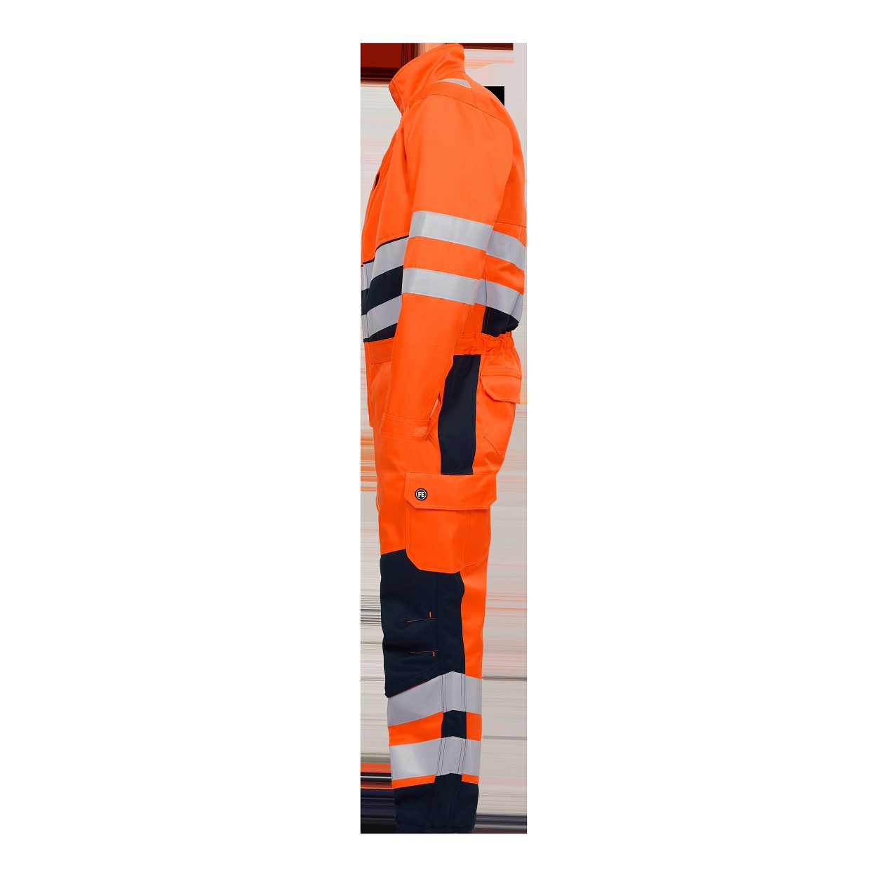 ENGEL Safety+ Overall in Orange/Blue ink, Größe XS