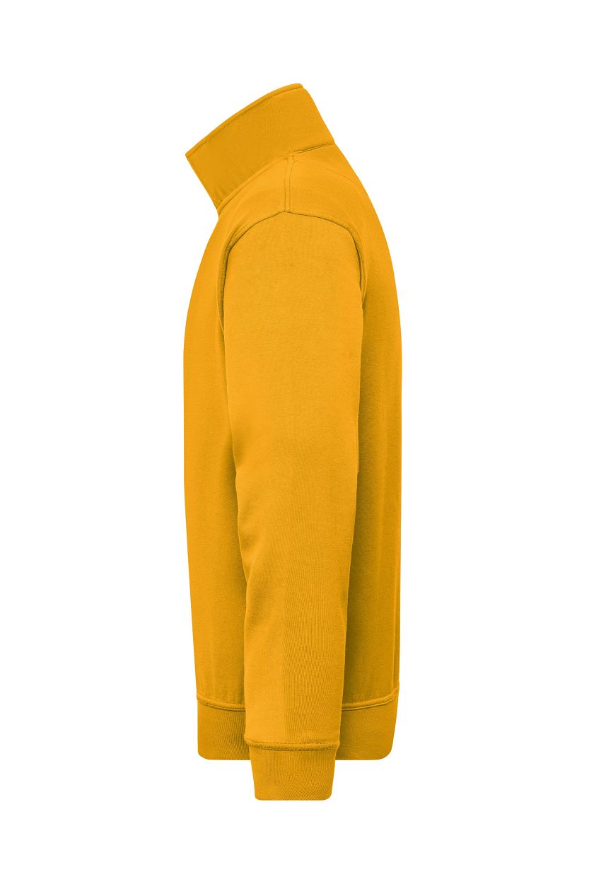 Workwear Half-Zip Sweat "JN831" in Gold-Yellow, Größe 6XL - Daiber