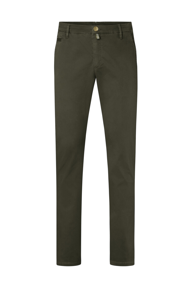 HAKRO 707 Chinohose X-Stretch in Olive, Größe 3XL