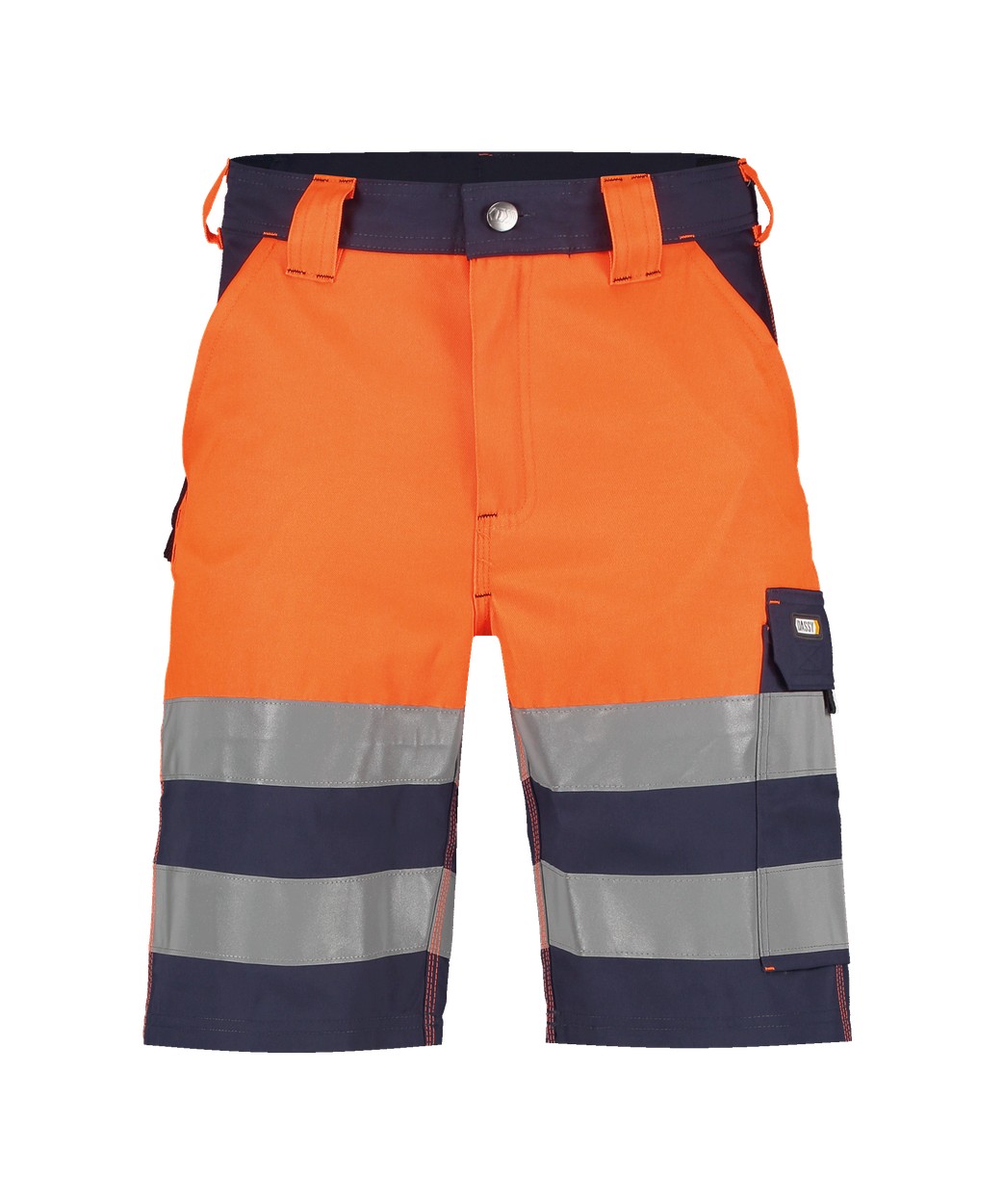 Warnschutz-Shorts "DASSY® Venna" in DUNKELBLAU/NEONORANGE, Größe 66 PESCO61