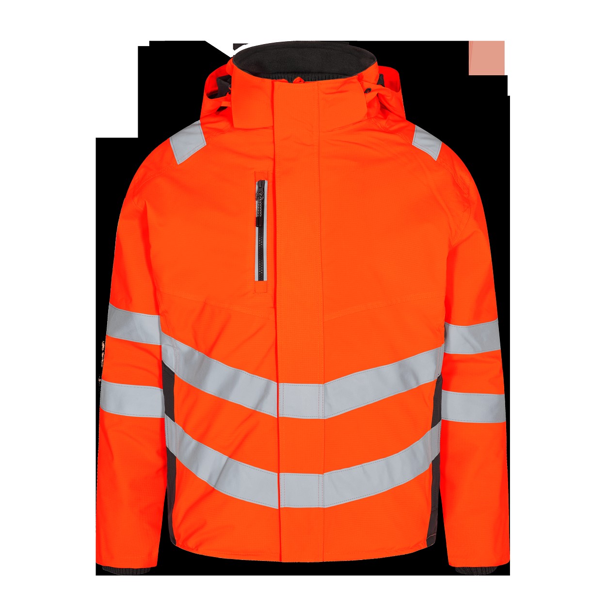 ENGEL Safety Winterjacke in Orange/Anthrazit Grau, Größe XS
