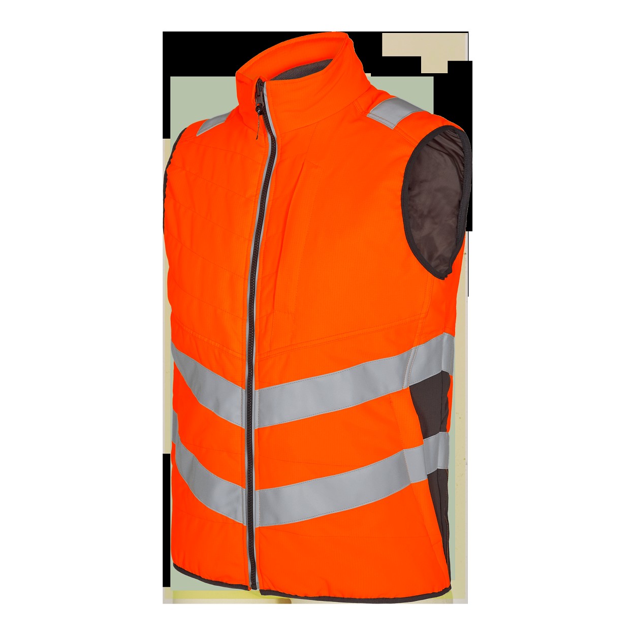 ENGEL Safety Stepp-Innenweste in Orange/Anthrazit Grau, Größe XS