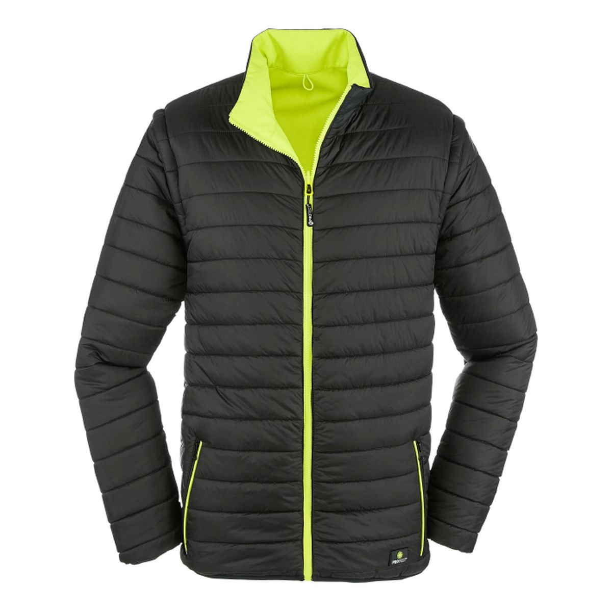 4PROTECT® Warnschutz-Softshellwendejacke RENO in Gelb, Größe 6XL