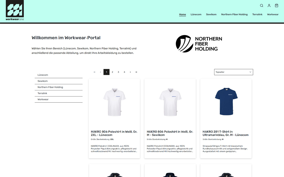 WorkWear One Shop