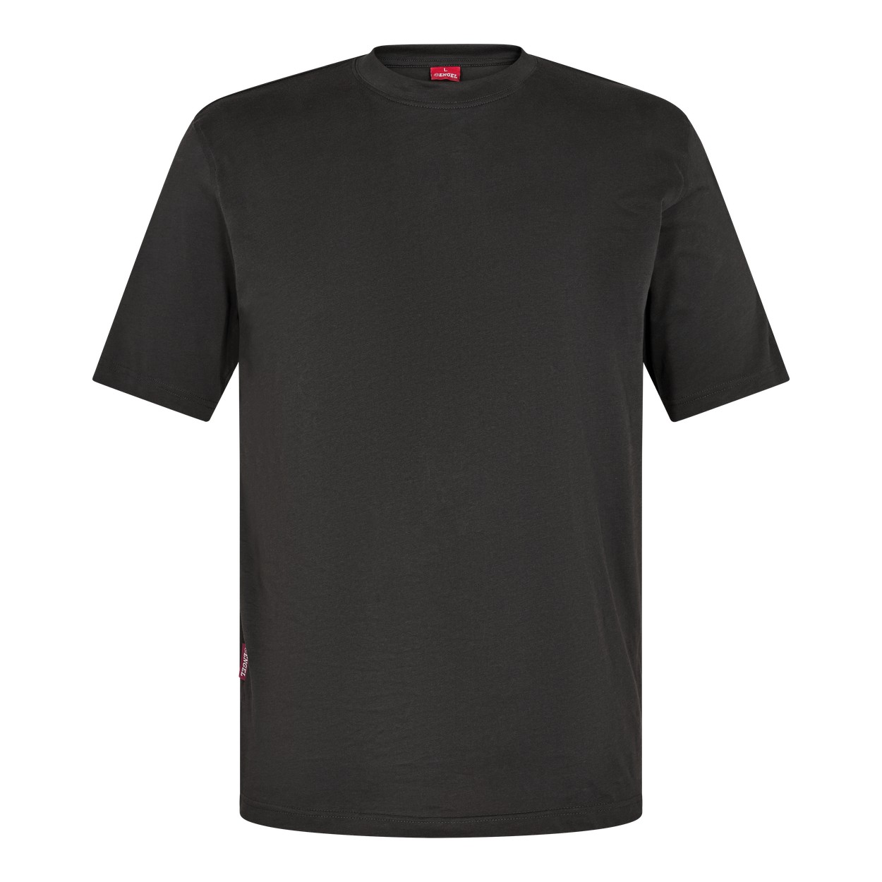 ENGEL Extend Baumwolle T-shirt in Anthrazit Grau, Größe XS