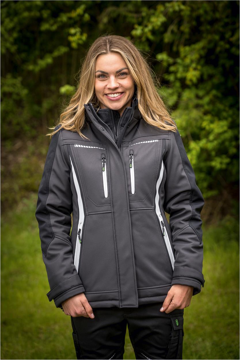 Bundhose ohne Knietaschen FLXDHO28 Flex Line in Anthrazit/Schwarz, Gr. 36 von Leibwächter