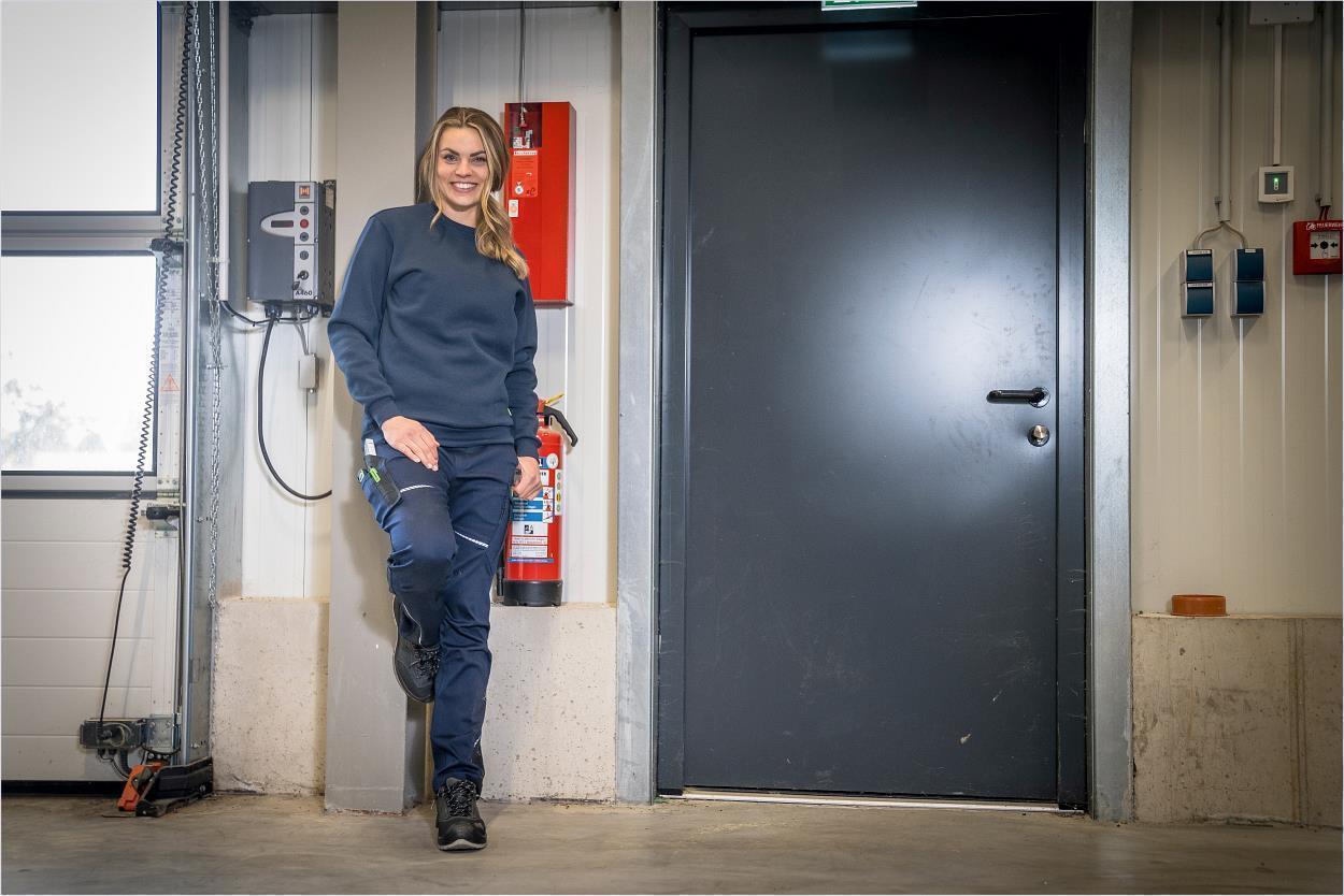 Rundhals-Sweater "Alex" Classic Line Marine LWSR, Gr. 2XL von Leibwächter