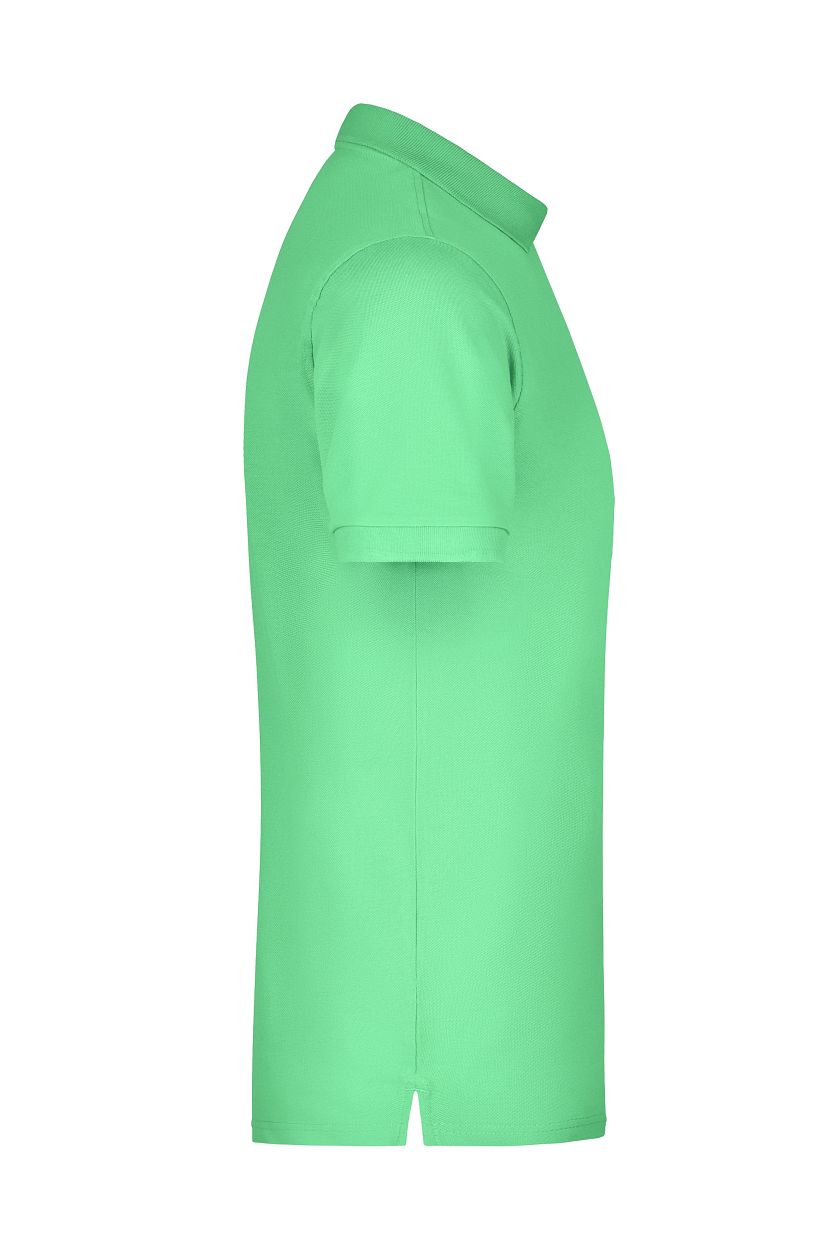 Men's Elastic Polo Piqué "JN710" in Lime-Green, Größe 3XL - Daiber