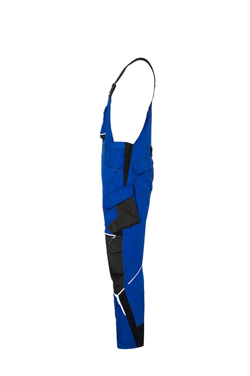 KÜBLER BODYFORCE Latzhose in Schwarz / Anthrazit, Größe 31