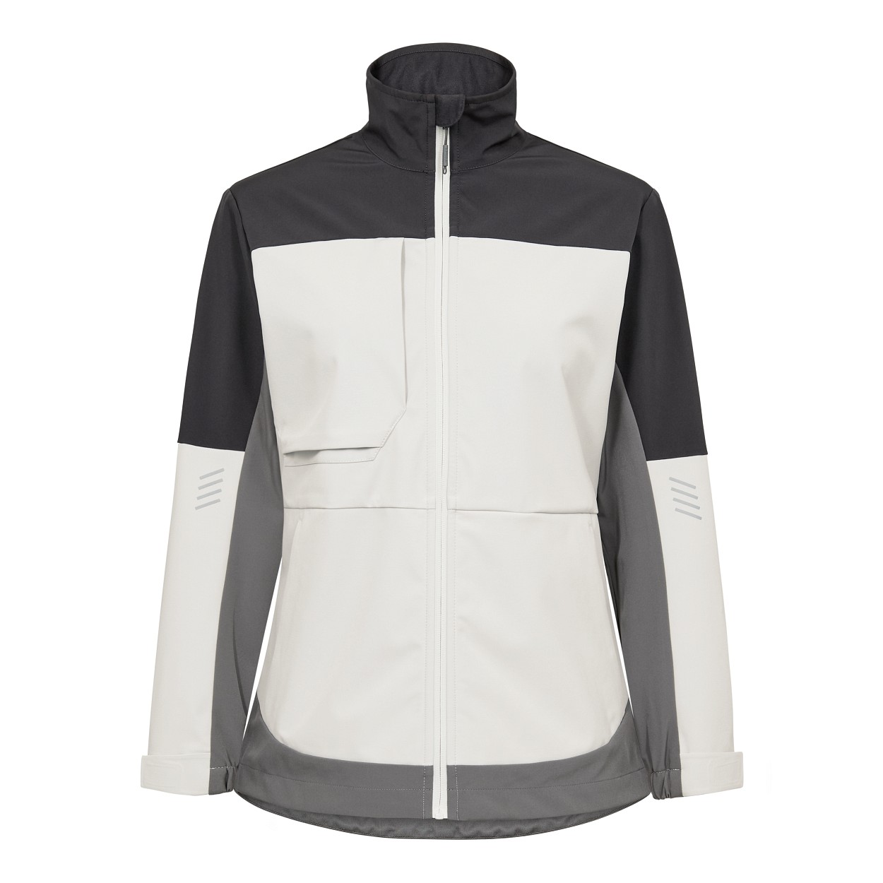ENGEL Entire Damen Softshelljacke in Bone White / Anthracite Grey, Größe XS