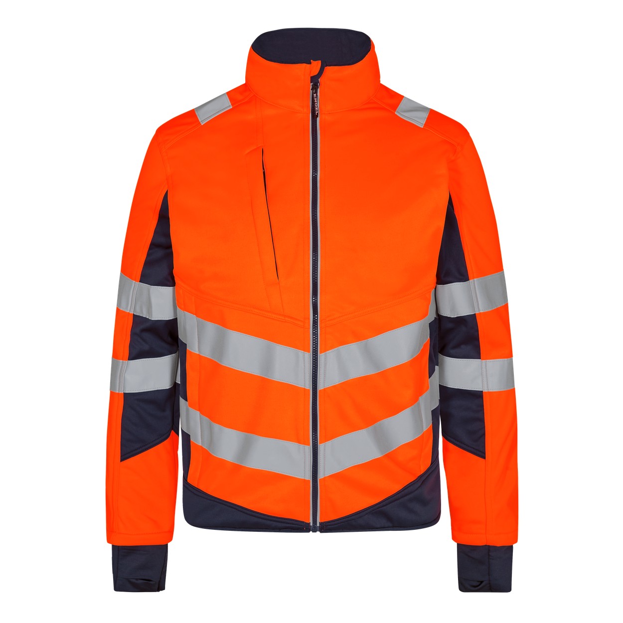 ENGEL Safety Softshelljacke in Orange/Blue ink, Größe XS