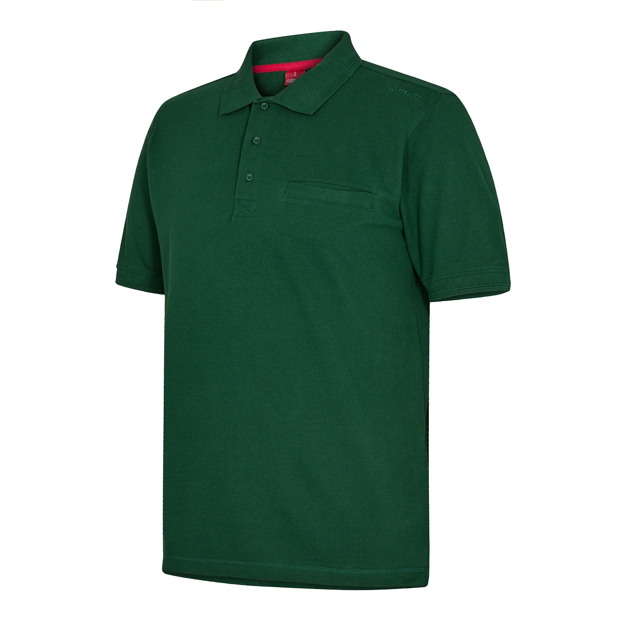 ENGEL Extend Poloshirt mit Brusttasche in Grün, Größe XS