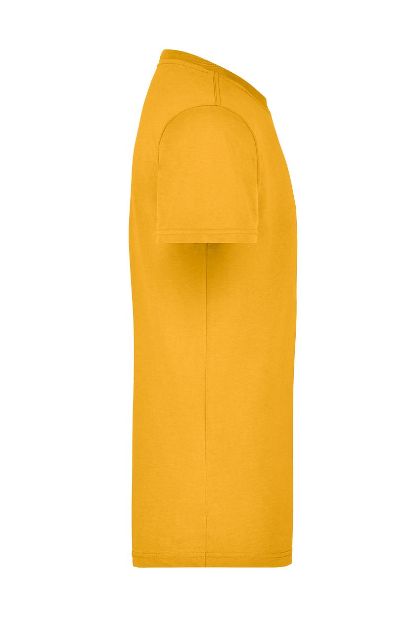 Men's Workwear T-Shirt "JN838" in Gold-Yellow, Größe 6XL - Daiber