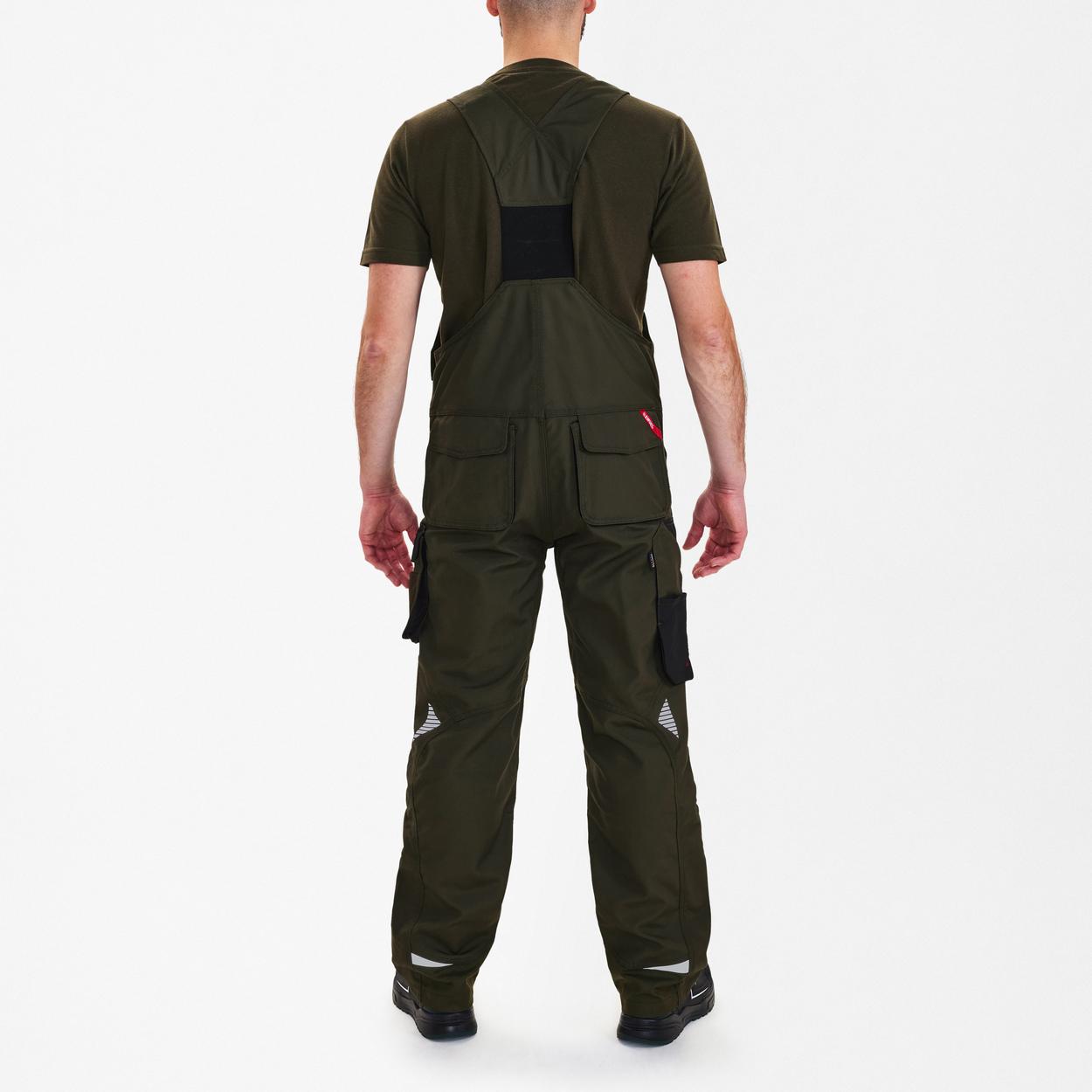 ENGEL Galaxy Latzhose in Forest Green/Schwarz, Größe 106