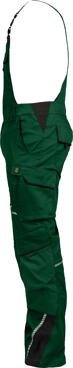 Latzhose Flex Line Grün/Schwarz FLEXL, Gr. 102 von Leibwächter Latzhose Flex Line Grün/Schwarz FLEXL, Gr. 98 von Leibwächter