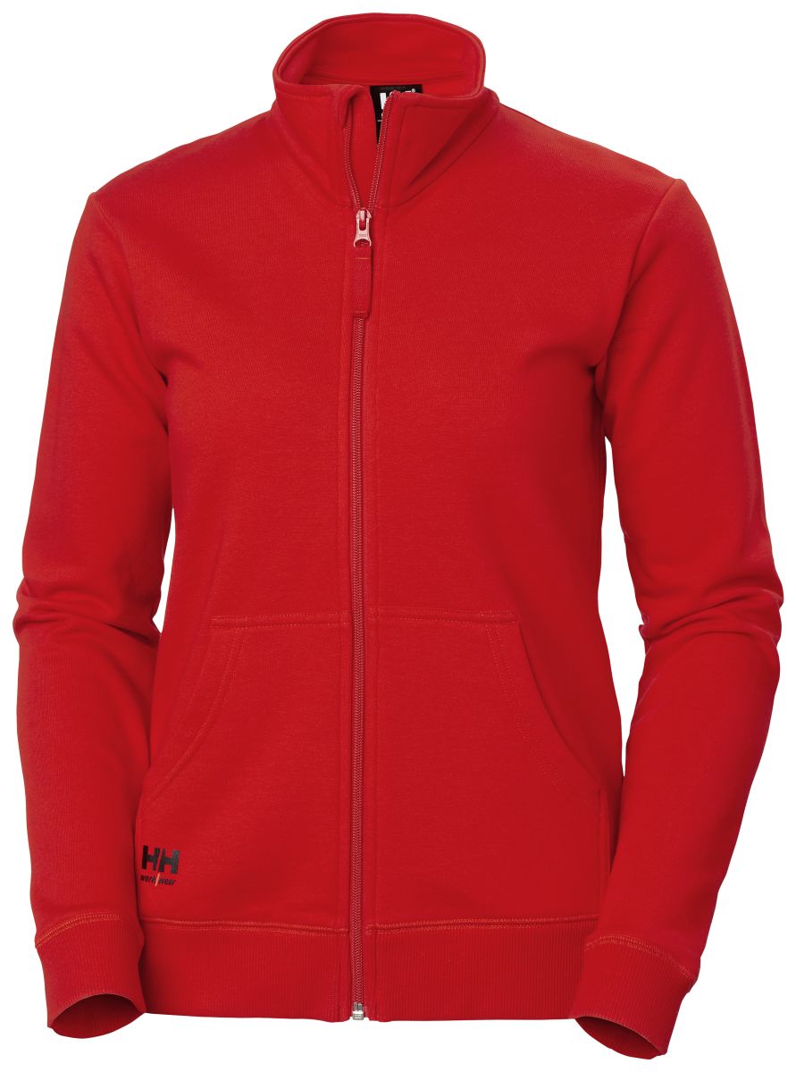 Damen Zip Sweatshirt Manchester in Navy, Gr. L von Helly Hansen Workwear Damen Zip Sweatshirt Manchester in Navy, Gr. L von Helly Hansen Workwear