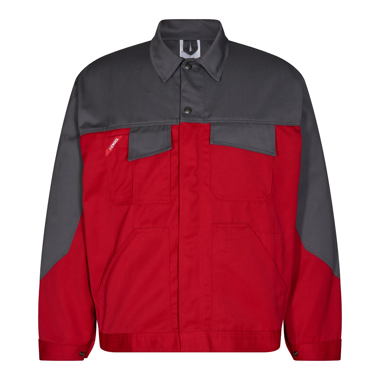 Enterprise Jacke in Rot/Grau, Größe XS