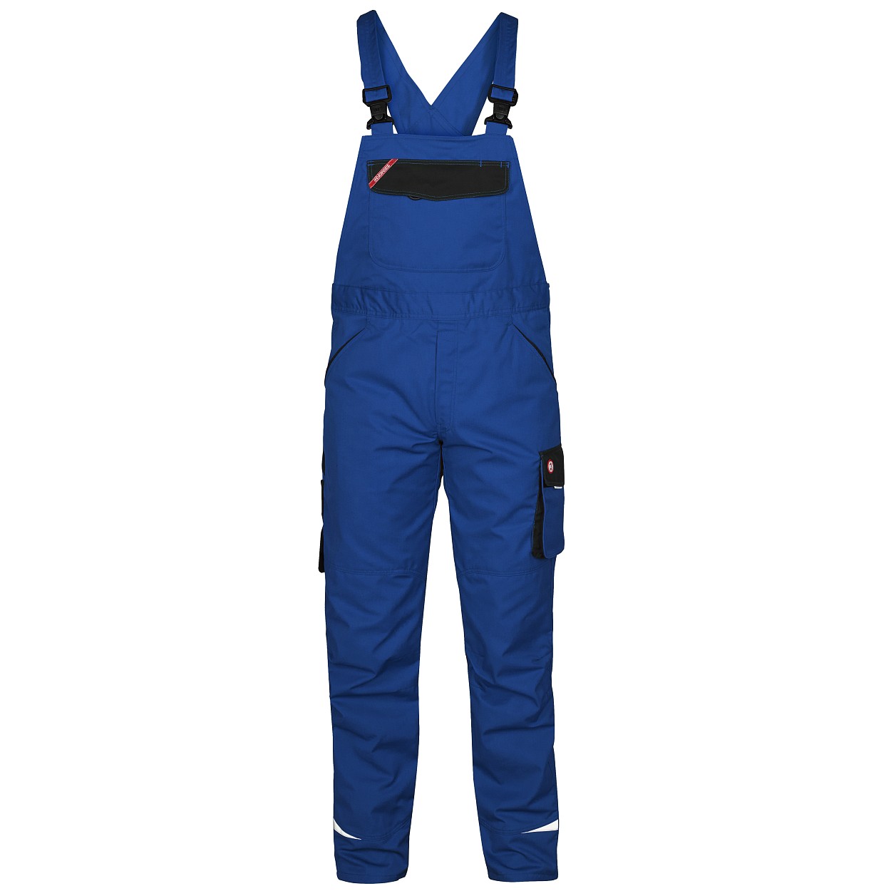 ENGEL Galaxy Light Latzhose in Surfer Blue/Schwarz, Größe 106