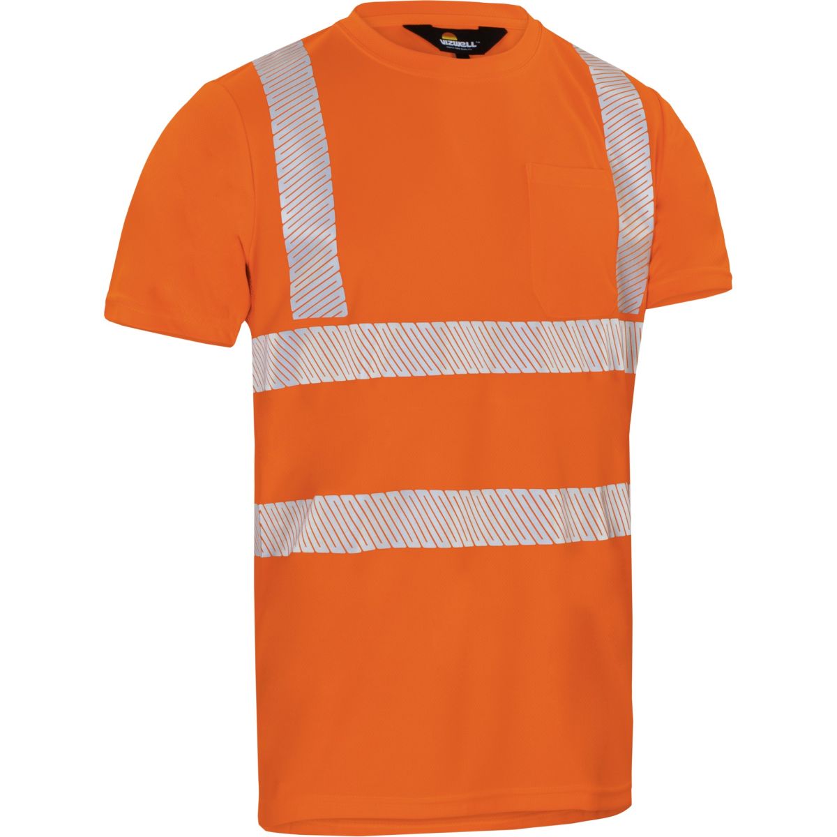 Warnschutz-T-Shirt leuchtorange von Vizwell