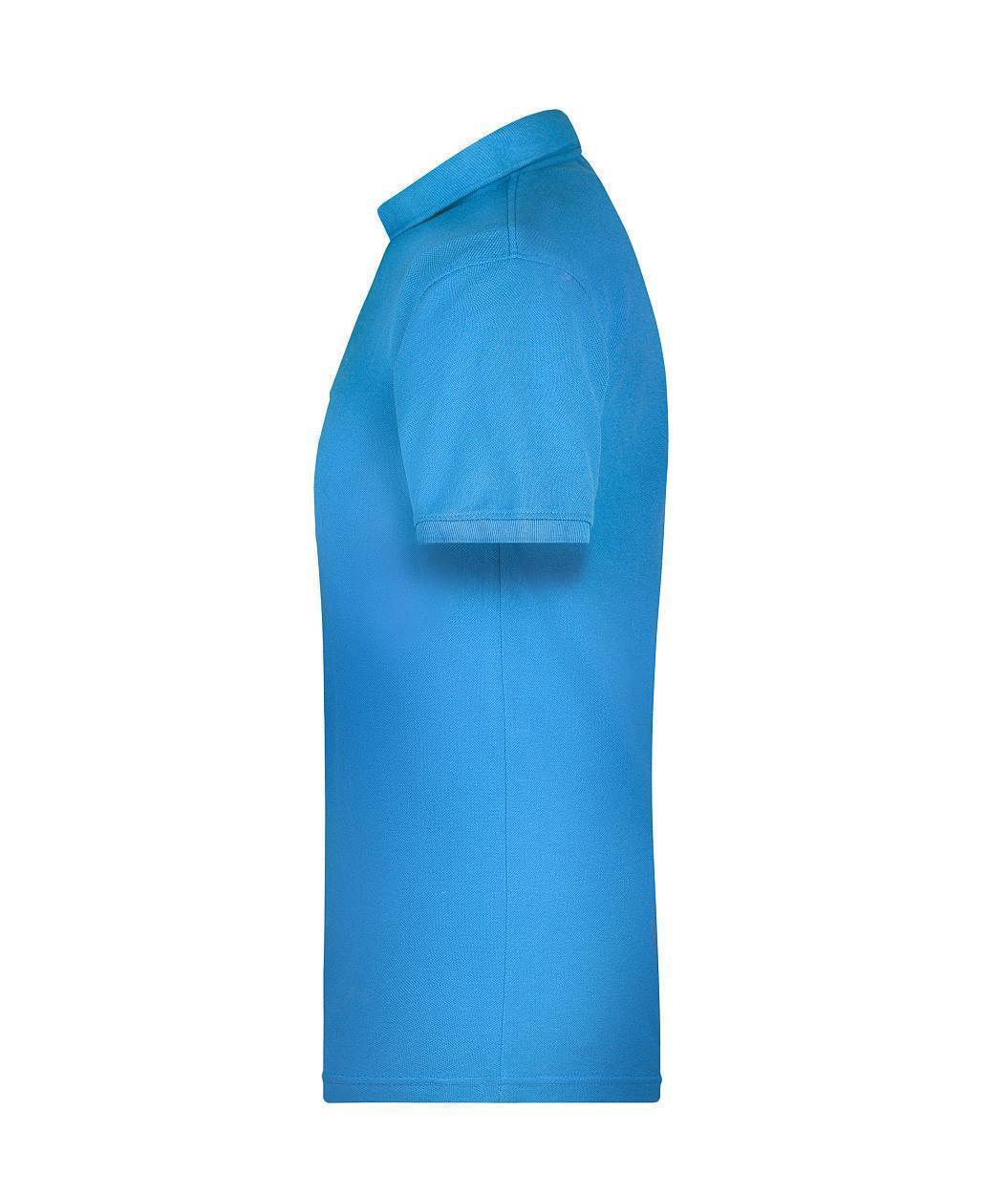 Men's ORGANIC Workwear Polo OCS Blended "JN874" in Aqua, Größe 6XL - Daiber