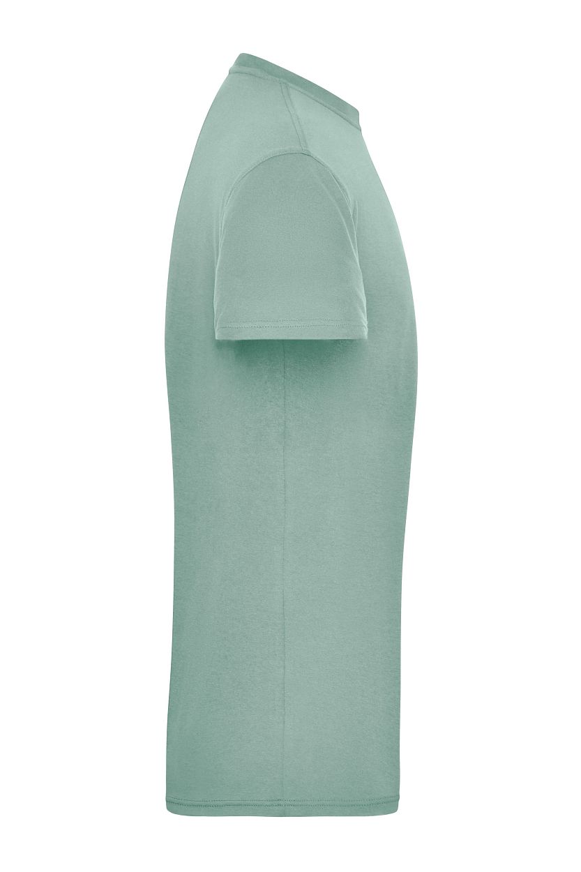 Men's ORGANIC Workwear T-Shirt OCS Blended "JN1808" in Foggy-Green, Größe 6XL - Daiber