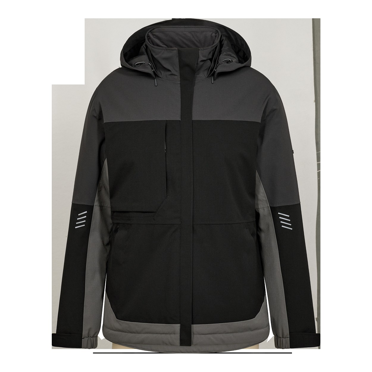 ENGEL Entire Damen Winterjacke in Schwarz/Anthrazit Grau, Größe XS