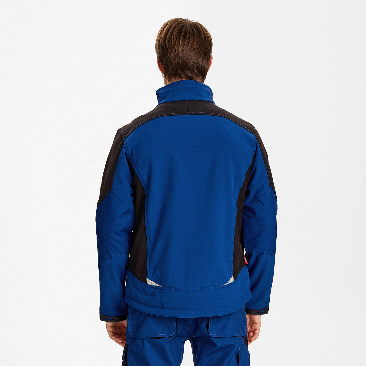 ENGEL Galaxy Softshelljacke in Surfer Blue/Schwarz, Größe XS