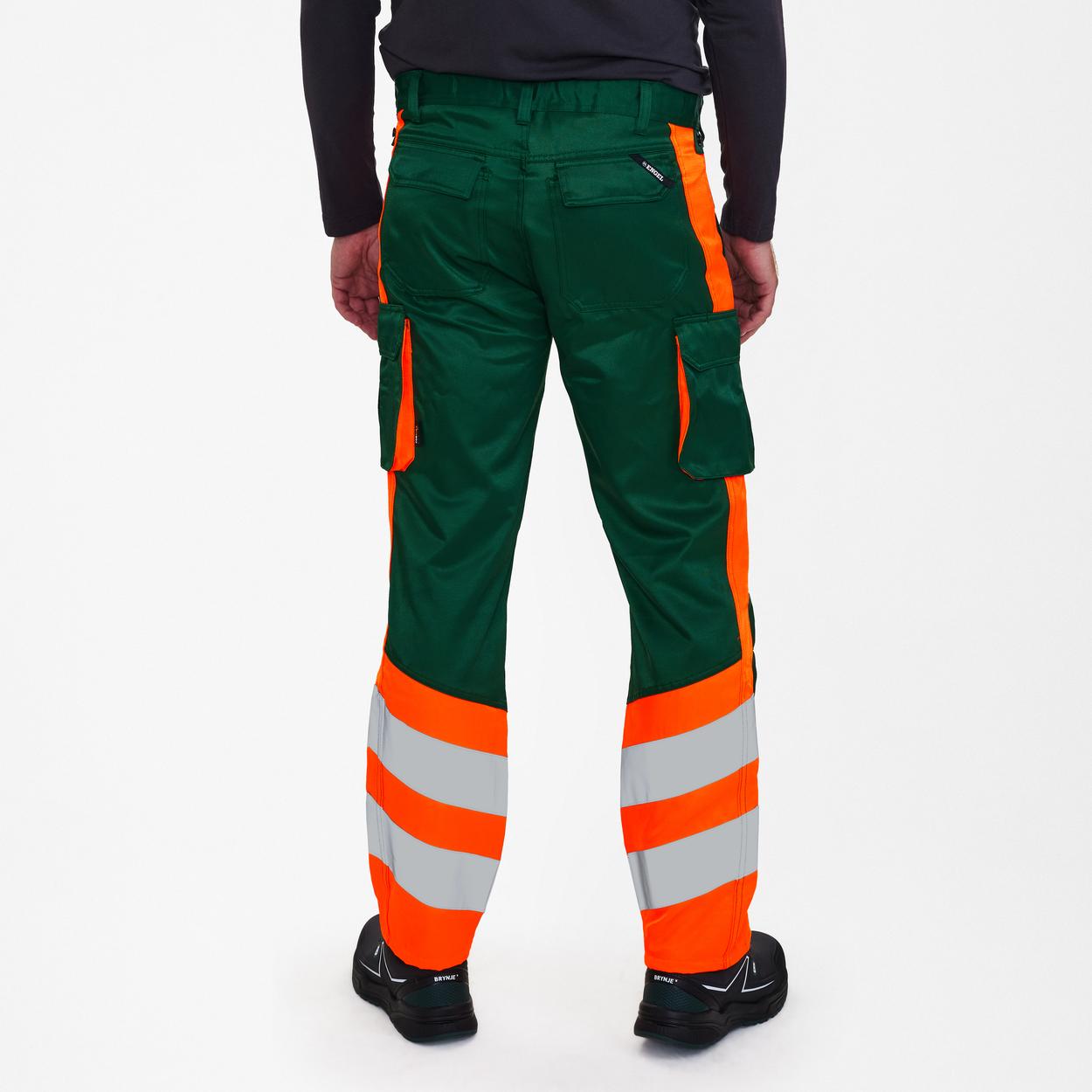 ENGEL Safety Light Arbeitshose in Grün/Orange, Größe 106