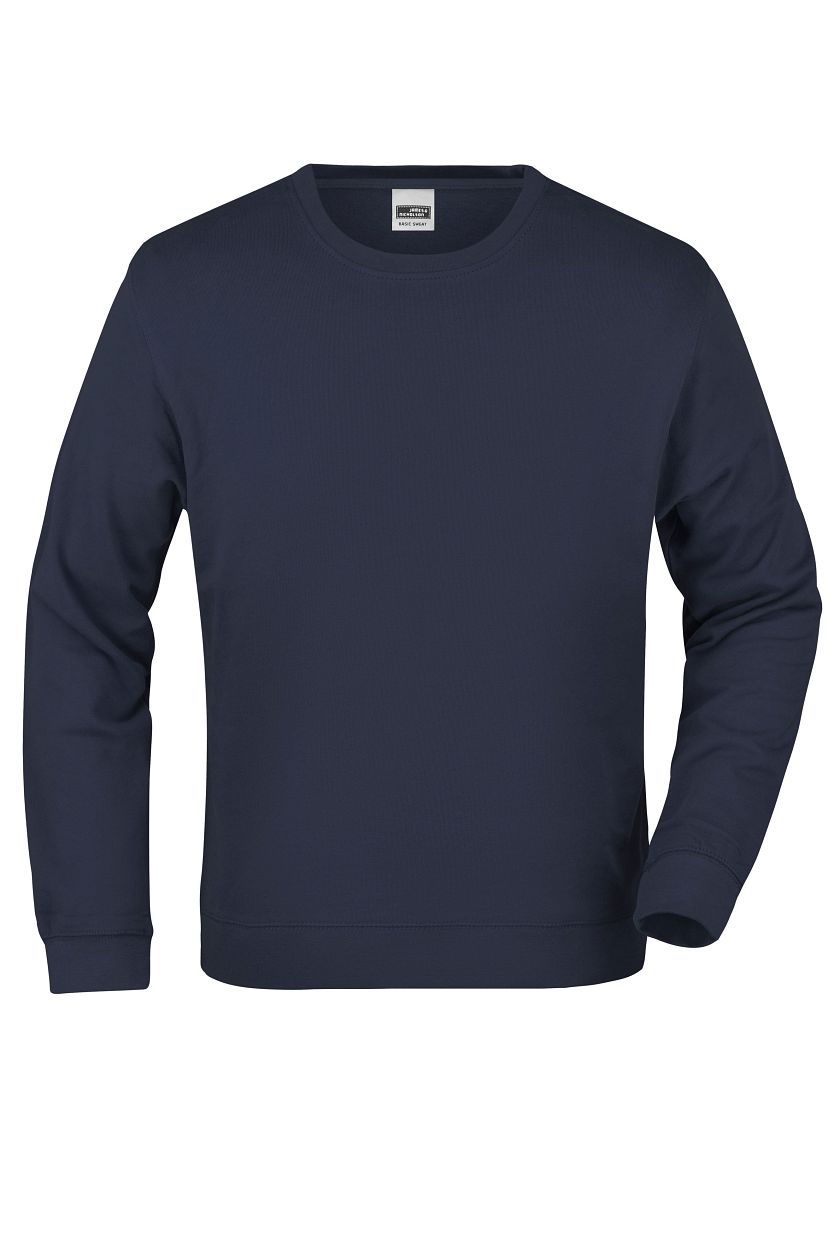 Basic Sweat "JN057" in Navy, Größe 3XL - Daiber