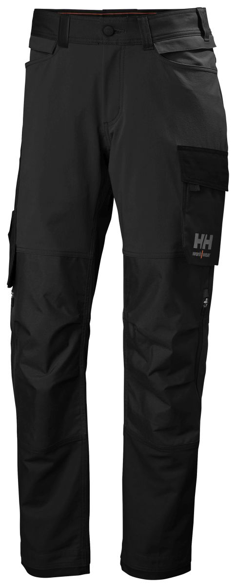 Arbeitshose OXFORD 4X HH CONNECT™ in Black, Gr. 150 von Helly Hansen Workwear