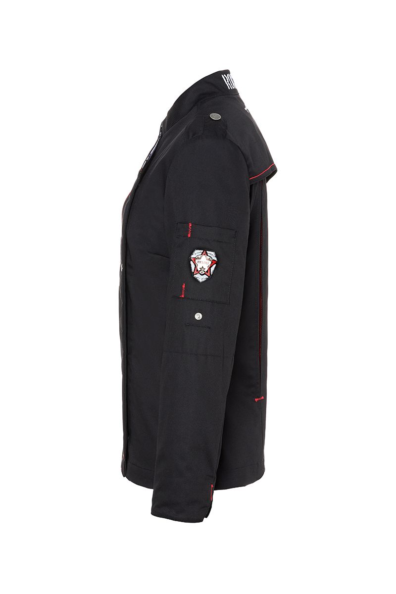 Damenkochjacke ROCK CHEF® Größe 48 in Schwarz von Karlowsky